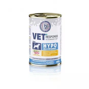 VET RESPONSE Hypoallergenic morčacie - mokré krmivo pre psov - 400 g