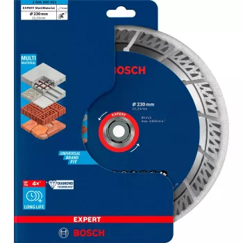 Bosch Expert MultiMaterial diamantový rezný kotúč, 230 mm, 2608900663