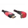 HDMI kábel DeLOCK 3 m HDMI Type-A štandard čierny červený