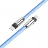 2in1 USB-C kábel 1m modrý
