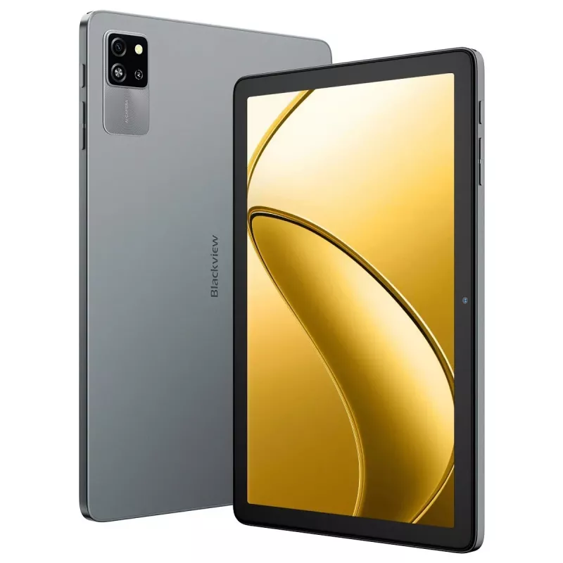 Blackview Tab 60 WiFi tablet, 10,1 palca (25,6 cm) HD+ IPS, Allwinner A523, 4GB RAM, 128GB, Wi-Fi 6, Bluetooth 5.2, 5100 mAh, Android 15, sivý (Volcano Grey)