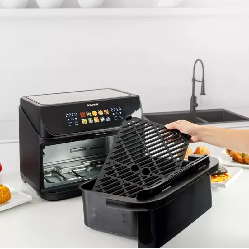 Fritéza bez tuku s dlhým košom a grilom Taurus 973004000