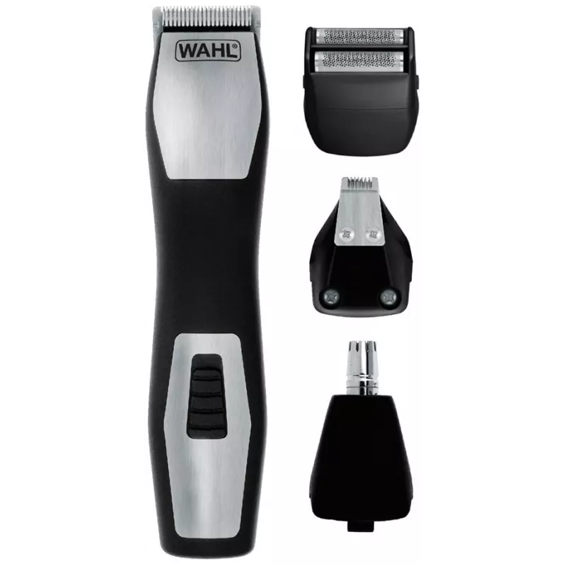 Strihač Wahl GroomsMan Pro batéria čierny nerezová oceľ 0,7 mm 3 cm