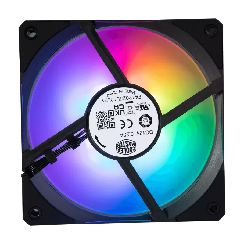 Ventilátor Cooler Master Mobius 120P ARGB 2400 ot/min čierny