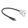 USB kábel DeLOCK 88183 0,3 m USB-C čierny strieborný