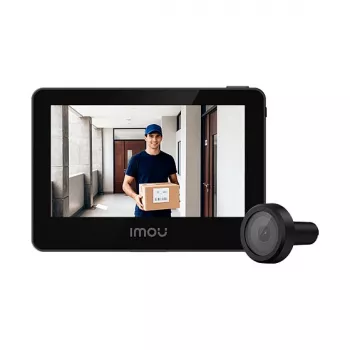 Digitálny kukátko IMOU VD1-5M0S — 5 MP CMOS, 125° zorný uhol, 10,9 cm (4,3 palca) displej, SD karta, Wi‑Fi