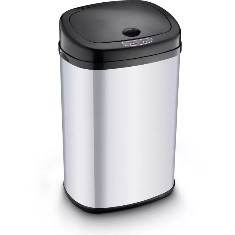 Odpadkový kôš LAMART LT8021 nerezový pedálový, senzor pohybu, 30 L, 34×25×54 cm