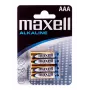 Batéria Maxell alkalická LR-03 AAA, balenie 4 ks, jednorazová batéria