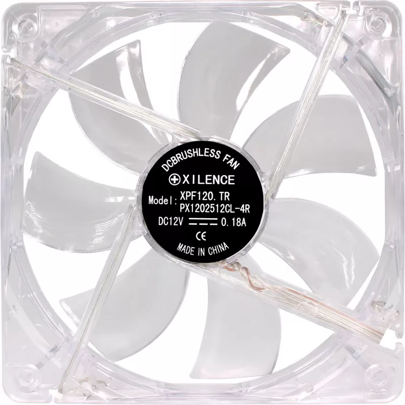 Xilence XF046 120mm červený LED ventilátor do skrine