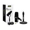 Shure MV7+-K-BNDL - mikrofón pre rečníkov/spev s XLR/USB-C konektorom, čierny + stojan na stôl GATOR