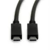 USB kábel ROLINE 11.02.9056 0,5 m USB 3.2 Gen 2 10 Gbit/s USB C čierny