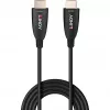 Lindy 20m sklolaminátový hybridný HDMI 8K60 kábel