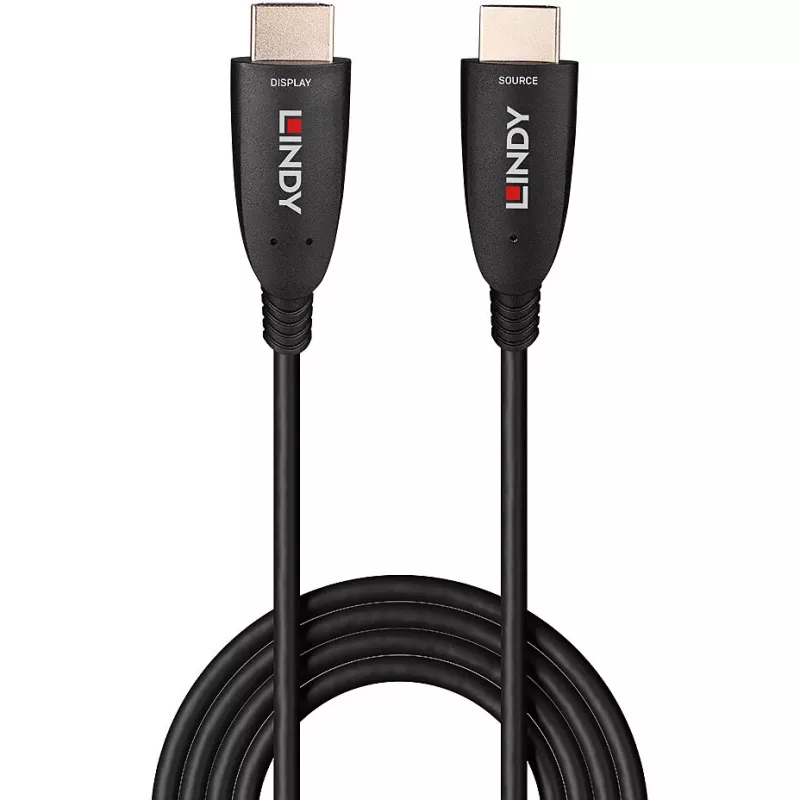 Lindy 20m sklolaminátový hybridný HDMI 8K60 kábel