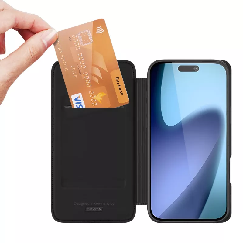 nevox Vario Series Bookcase iPhone 17 čierne – puzdro (2514)