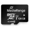 MediaRange MR945 - Flash pamäťová karta (microSDXC so SD adaptérom) - 128 GB - UHS-I / Class10 - microSDXC - čierna (MR945)