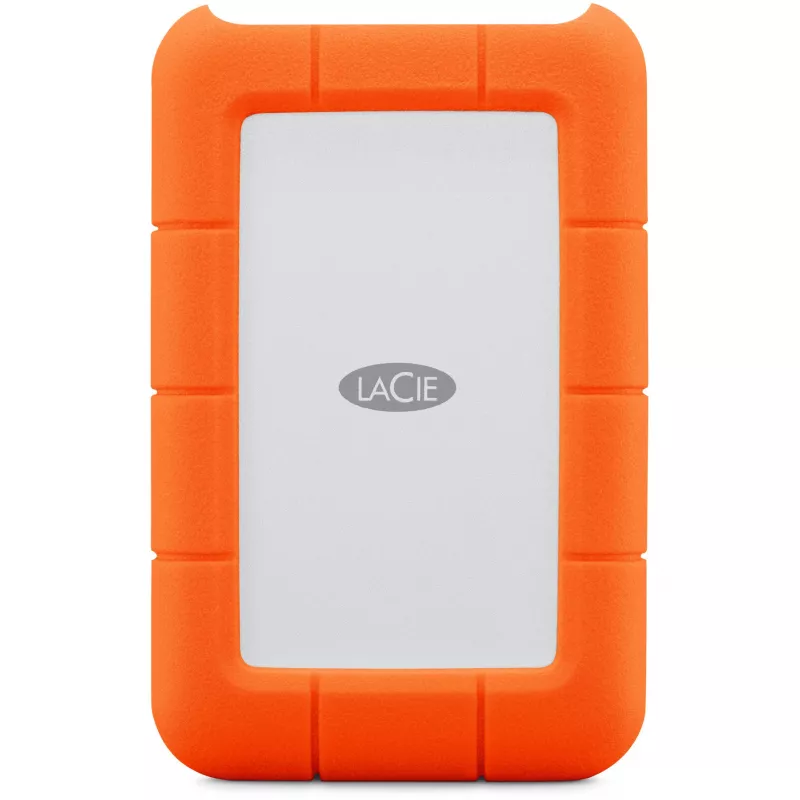 Rugged Mini 5 TB, externý pevný disk (strieborná/oranžová, Micro-USB-B 3.2 Gen 1 (5 Gbit/s))