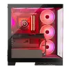 PC skriňa MODECOM Volcano SPACE APEX ARGB Midi Tower, tvrdené sklo, USB-C, podporuje ATX/microATX/Mini-ITX, GPU do 430 mm, CPU chladič do 180 mm
