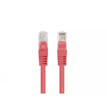 Lanberg PCU6-20CC-0100-R sieťový kábel červený 1 m Cat6 U/UTP (UTP)