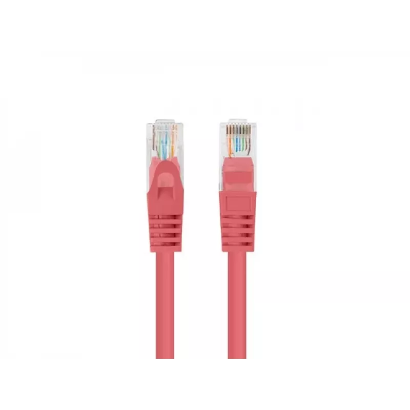 Lanberg PCU6-20CC-0100-R Prepojovací kábel Cat6 U/UTP, 1 m, červený, 10 ks