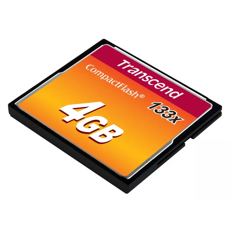Flash pamäť Transcend 4GB CompactFlash 133x TS4GCF133