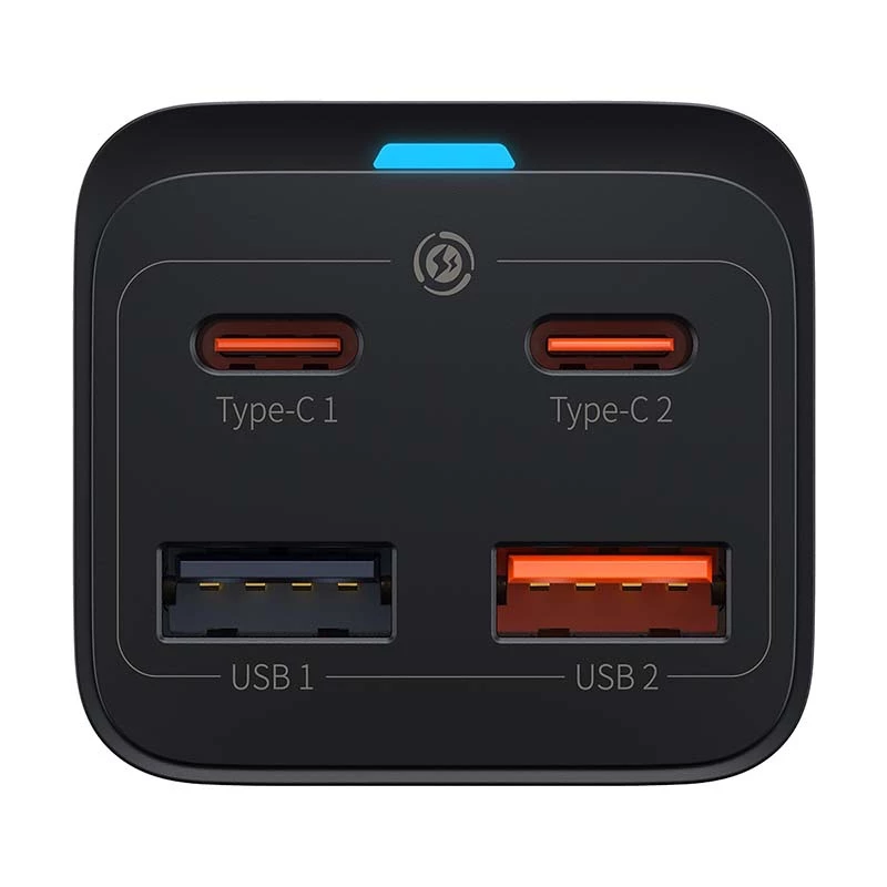 Nabíjačka Baseus GaN3 Pro mobilný telefón tablet čierna AC interiér 15V 3A