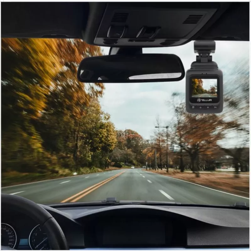Palubná kamera Tellur Dash Patrol DC1 FullHD 1080P čierna
