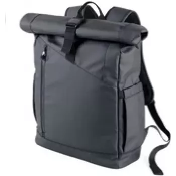 Mestský batoh TROIKA BBL51/BK čierny polyester PU plachta