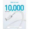 USB-A na USB-C kábel Anker A81H5G21 — 0,9 m, biely
