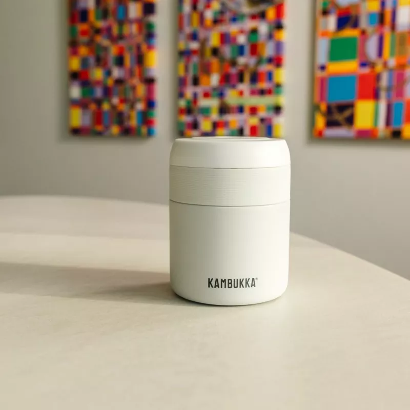 Termoska na jedlo Kambukka Bora 600 ml Chalk White (11-06013)
