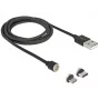 USB kábel DeLOCK 85723 USB 2.0 1,1 m USB A USB C/Micro-USB B čierny