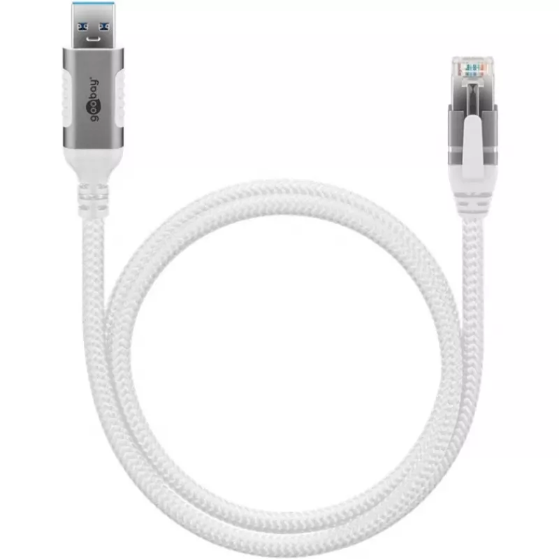 Goobay 74159 – sieťový adaptérový kábel USB 3.0 Type-A Gigabit Ethernet 2 m – sieťová karta – 1 000 Mbit/s (74159)