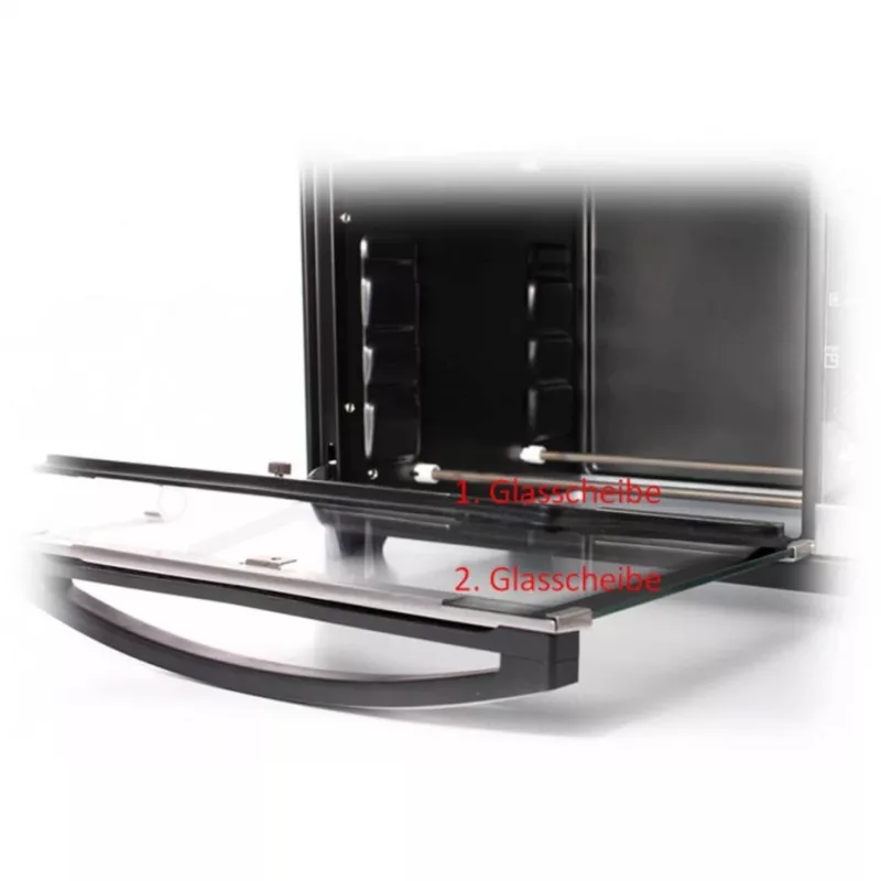 Mini rúra Rommelsbacher BG 1805/E nerez – 42 L, 80–230 °C, 7 režimov, rotisserie