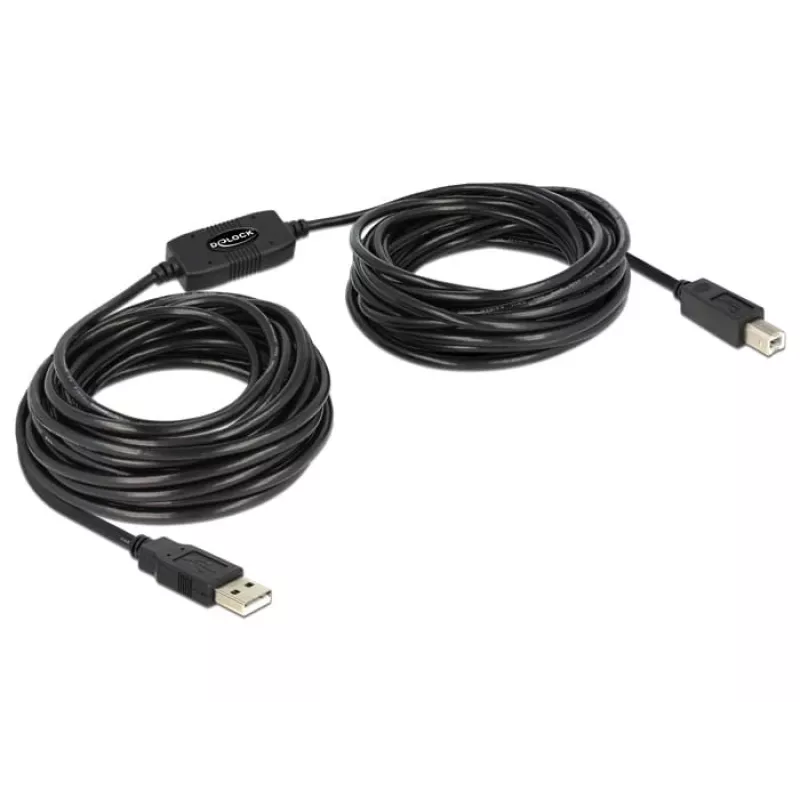 USB kábel DeLOCK 11 m USB2.0-A - USB2.0-B