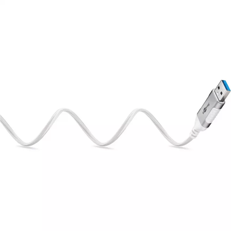 Goobay Ethernet kábel USB-A 3.0 na RJ45 tenký 1 m – prepája router, modem alebo (74377)