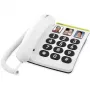 Doro PhoneEasy 331ph drôtový telefón, biela