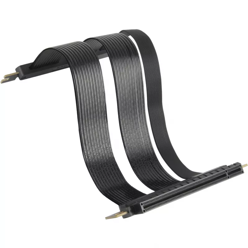Riser kábel SilverStone SST-RC05-220 PCIe 4.0 x16, 22 cm, čierna