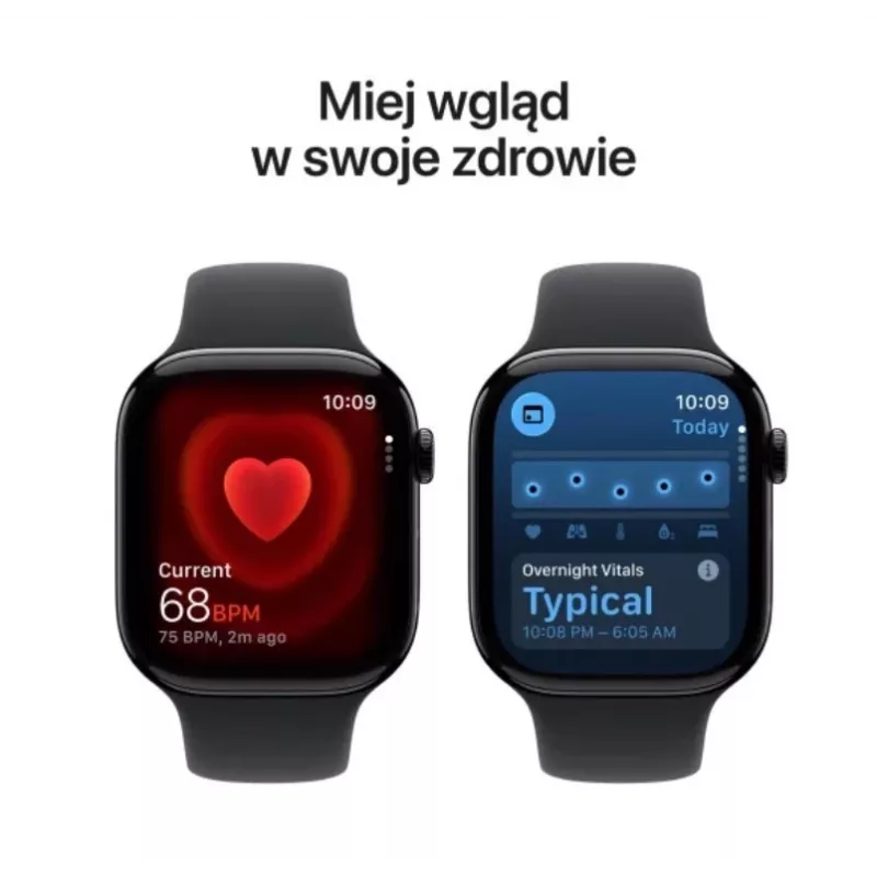 Apple Watch Series 11 GPS + Cellular 42mm puzdro Space Grey hliník so športovým remienkom čierna - M/L