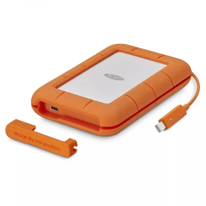 LaCie Rugged USB-C externý pevný disk 5 TB USB Type-C 3.2 Gen 1 (3.1 Gen 1) sivý žltý