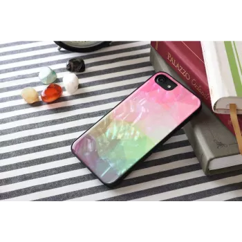 Ochranné puzdro iKins pre Apple iPhone 8/7 s dizajnom vodných kvetov, čierna