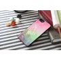Ochranné puzdro iKins pre Apple iPhone 8/7 s dizajnom vodných kvetov, čierna