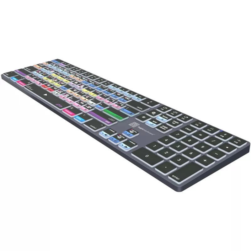 Logickeyboard Avid Media Composer - Pro Titan UK Mac - klávesnica - QWERTY