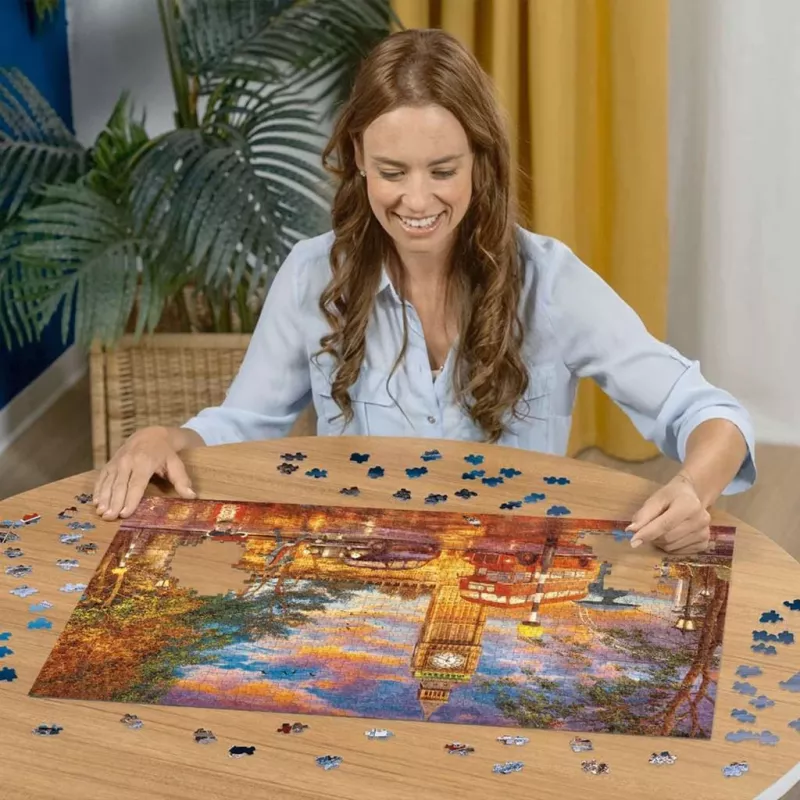 Puzzle Západ slnka v Londýne (1000 dielikov)