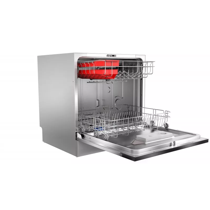 Vstavaná umývačka riadu Toshiba DW-08T2EE(S)-PL — 8 jedálenských súprav, energetická trieda F, 49 dB, 55×59×50 mm