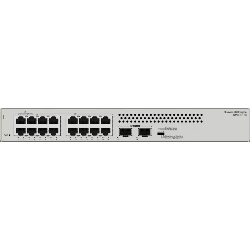 Huawei S110-16T2S gigabitový switch, 2x SFP 16x GLAN, 2x SFP, Rackmount