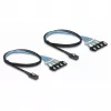 DeLOCK konvertor M.2 2280 Key B+M konektor samec na 8 x SATA
