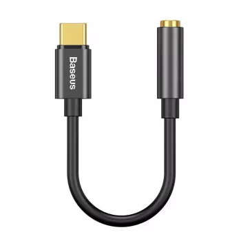Káblový adaptér Baseus CATL54-01 Type-C na 3,5 mm, čierny