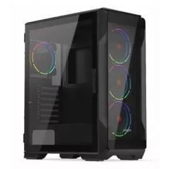 PC skriňa KRUX HEKO KRXD001 ATX Mid Tower, tvrdené sklo, RGB, podpora ATX, GPU do 34 cm, CPU chladič 165 mm