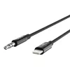 Belkin kábel Lightning na konektor slúchadiel - Lightning samec na stereo mini konektor samec - 91.4 cm - čierny - pre Apple iPhone (Lig