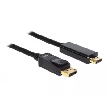 Delock kábel DisplayPort 1.1 konektor samec > High Speed HDMI-A konektor samec pasívny 2 m čierny (82587)