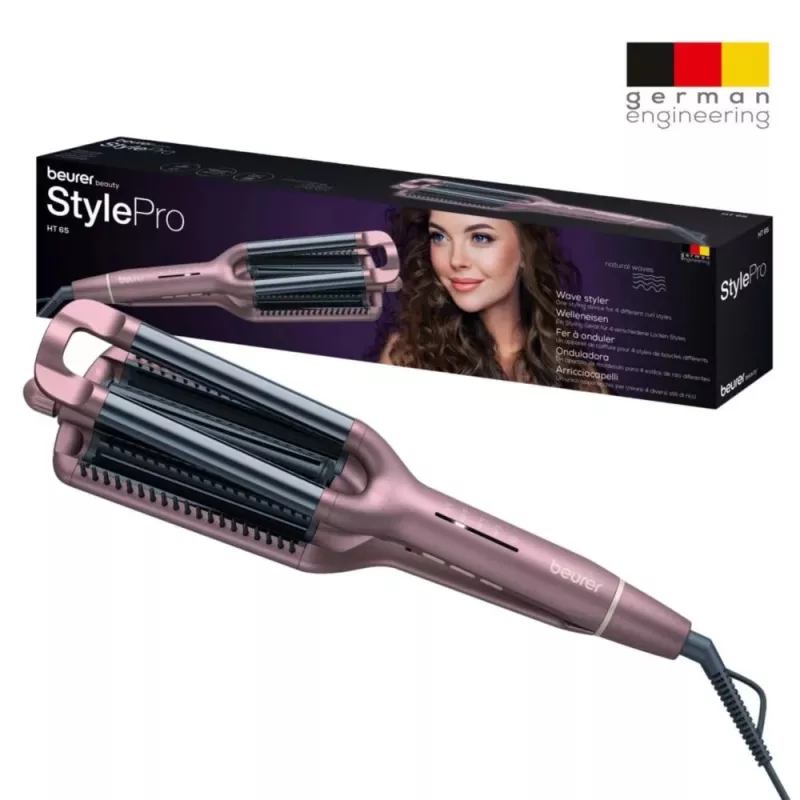 Styler na vlasy Beurer HT65 2-in-1 kulma a žehlička, model HT65